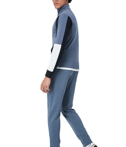 Chándal polar de algodón de alta calidad para hombre, venta al por mayor 2025, chándales con contraste y logotipo personalizado para correr - Product Image 5