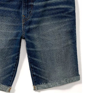 Shorts en denim d'été décontractés en coton pour hommes Style rétro Hip Hop Streetwear Shorts en denim patchwork d'étoiles Shorts en coton amples pour hommes - Product Image 5