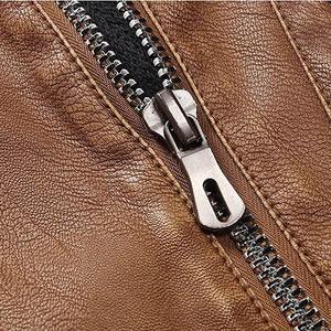 Nouvelle Arrivée 2026 – Blouson en Cuir Véritable Marron pour Homme – Couleur et Logo Personnalisables – Écologique, Coupe-Vent, Hiver – Blousons en Cuir de Haute Qualité - Product Image 4