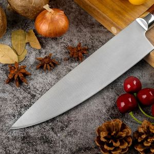 Venta al por mayor personalizado de alta calidad OEM ODM servicio Damasco cuchillo de cocina de acero inoxidable mango de madera Pakka cuchillo de cocina Chef - Product Image 4