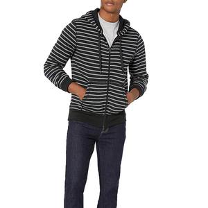 Sudadera con capucha térmica de hombre personalizada de alta calidad ODM OEM | 100% algodón ropa de calle en blanco cremallera manga larga diseño de ajuste relajado - Product Image 5