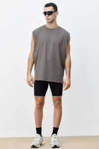 Collants courts de course noirs à la mode, élégants et à la mode avec imprimé réfléchissant et propre logo pour hommes Collants de confort personnalisés - Product Image 3