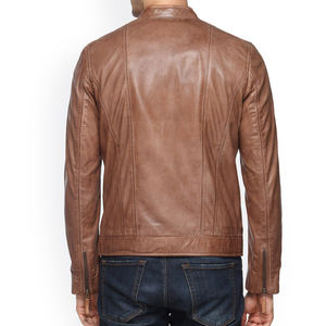 Chaqueta de cuero para hombre Transpirable Diseño personalizado Ropa al aire libre Fábrica de moda personalizada 2025 Cuero Mejor diseño Alta calidad - Product Image 2