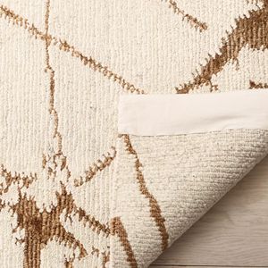 Tapis d'appoint antidérapant, rembourré, noué à la main, en laine et soie, style abstrait oriental, haute qualité, résistant aux taches, adapté aux animaux domestiques, le plus vendu - Product Image 5