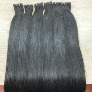 Cabello Humano Remy Natural Rizado Indio Virgen Sin Procesar con Cutícula Alineada, Extensiones Dobles Hechas a Máquina de Una Sola Capa SV3 - Product Image 4