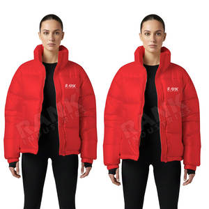 Chaqueta de Burbuja para Mujer con Forro Interior Suave que Ofrece Soporte Cálido, Chaqueta de Burbuja para Deportes al Aire Libre - Product Image 4