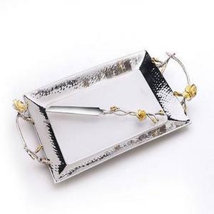 Fantaisie dernier luxe simple moderne avec décoration en forme de rectangle servant pour mariage et plateau à la maison à vendre en galvanisé - Product Image 2