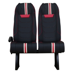 Asiento de pasajero para furgoneta, Minibus, autobús, lanzadera, Panel de carga, furgoneta con accesorios, reposabrazos, bandeja de comida, red para revistas - Product Image 6