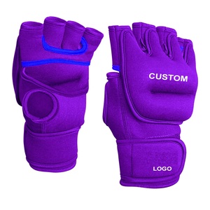 Guantes de fitness de alto rendimiento con soporte para la muñeca al por mayor guantes de levantamiento de pesas de entrenamiento de gimnasio fabricados en Pakistán - Product Image 1