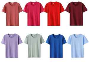 100% coton hommes surdimensionné à manches courtes T-Shirt décontracté respirant brodé haut en jersey grande taille ajustement personnalisable OEM 200gsm - Product Image 6