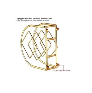 Accessoires de vaisselle Modèle de table Porte-serviettes en métal décoratif avec plaqué or pour une utilisation à domicile au prix de gros - Product Image 3