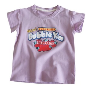 Alta calidad niños 100% algodón venta al por mayor personalizado Casual verano impresión Camisetas cuello redondo algodón para niños niñas en Stock - Product Image 3