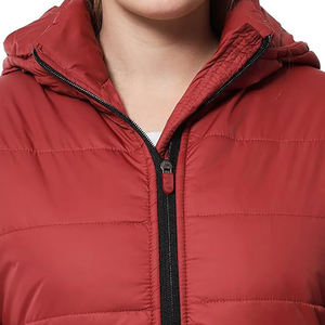 Doudoune longue pour femme coupe-vent respirant personnalisé en gros veste pour femme couleurs options personnalisées disponibles - Product Image 3