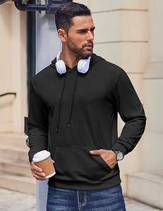 ซัพพลายเออร์เสื้อฮู้ดผู้ชายแฟชั่น2025 | ชุดกีฬากำหนดโลโก้เอง | เสื้อสวมหัวแบบมีซิปสำหรับยิมและสตรีท - Product Image 2