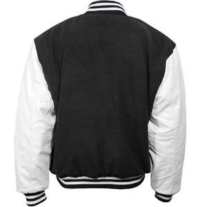 Veste universitaire en laine épaisse pour homme, veste de baseball chaude d'hiver, capuche, taille plus, doublure légère - Product Image 2