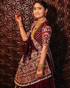 LANCEMENT DU NOUVEAU LEHENGA CHOLI MODERNE avec TISSU DUPATTA COTON MOUSSELINE LOURDE pour la FÊTE avec BEAU TRAVAIL D'IMPRESSION - Product Image 6