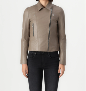 Veste en cuir mode légère de haute qualité pour femme Veste en cuir nappa de mouton pour femme - Product Image 1