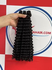 Vente en gros Paquet de cheveux Livraison directe Tissage Jerry Bouclés Paquets de cheveux naturels bruts Vendeurs Extensions de cheveux - Product Image 6