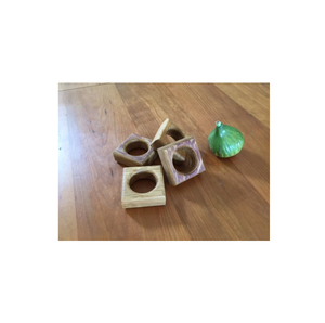 Wooden Napkin Holder Rings Handmade Accessories Napkin Rings for Shape <b>Table</b> Decoration - Product Image 5