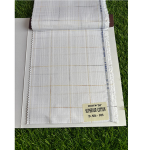 Camisas casuales ligeras de tela de algodón orgánico Kurtis pantalones vestidos-Costura de moda DIY necesaria técnica tejida lisa - Product Image 1