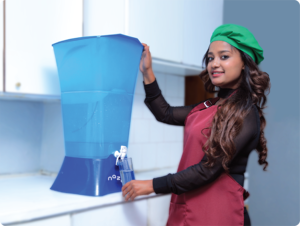 Purificateur d'eau de table Nazava à gravité manuelle 2X16-32 litres pour plastique testé par l'OMS pour filtres à eau potable domestiques - Product Image 5