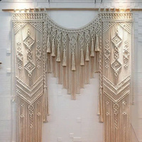 Rideau en macramé fait main Tenture murale Décoration de la maison en gros