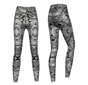 Leggings de compression élastiques pour femmes MMA BJJ, imprimés sur mesure, en Spandex/Polyester, respirants, séchage rapide, écologiques, coupe intégrale - Product Image 2