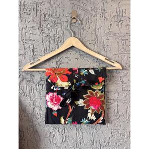 Ensemble de pyjama en coton indien, taille élastique, fermeture boutonnée, imprimé floral, vêtements de nuit pour mariée et demoiselle d'honneur, logo personnalisable, tissé doux - Product Image 4