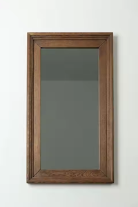 Azora Industries Cadre de miroir en bois naturel décoratif mural design moderne Motif floral de formes multiples - Product Image 6