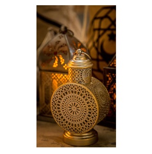 Linterna decorativa de hierro antiguo para granja rústica jardín Patio boda fiesta y decoración de iluminación del hogar - Product Image 1