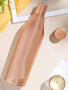 Bouteille d'eau en cuivre artisanale de la meilleure qualité, designs unis et colorés avec couvercle, idéale pour la salle de sport, la course à pied et l'usage quotidien - Product Image 2