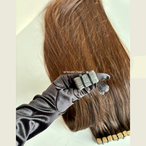 Cheveux vietnamiens de qualité supérieure TAPE IN avec technique slave pour extensions de cheveux humains Vente en gros et vente en vrac - Product Image 5