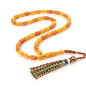Tasbih islamique prêt à expédier, 33/45/51 perles, bracelet de prière musulman, bijoux en résine écologique, chapelet, collier avec pompon, cadeau - Product Image 2