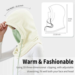 หน้ากากไหมพรมออกแบบโลโก้ให้ความอบอุ่นระบายอากาศได้ดีสำหรับกีฬาฤดูหนาวและการผจญภัยกลางแจ้งสำหรับตกปลา - Product Image 5