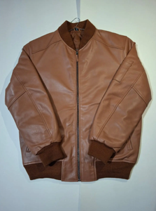 Veste coupe-vent personnalisée en gros pour hommes, manteau d'extérieur pour garçons, vestes décontractées en cuir grande taille pour hommes - Product Image 3