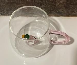 Copa de Vino de Vidrio Borosilicato de Alta Capacidad con Tallo Largo y Escultura de Pájaro en el Interior para Regalos Empresariales - Product Image 3