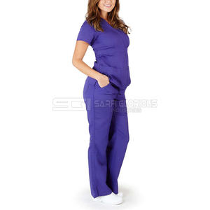 Uniformes de Hospital para Mujer, Pantalones Ajustados Elásticos en 4 Direcciones, Traje de Enfermera con Pantalones Deportivos, Uniforme Médico - Product Image 2