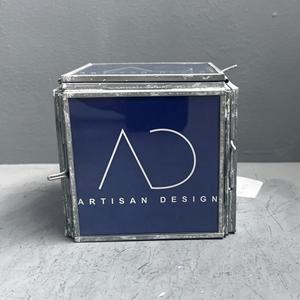 Marco de fotos 5 en 1, marco de fotos de mesa decorativo de metal, hierro y vidrio con acabado gris - Product Image 3