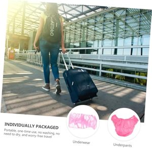 50pcs Disposable Panties Ladies Cotton Sterile Travel Business Trip Shorts Portable Pregnant <b>Women</b> Postpartum Spa Stretch Briefs - Product Image 6