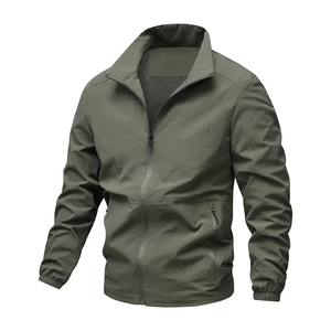 Veste unisexe de haute qualité pour le printemps et l'été, col rabattu, vêtements de travail, imperméable, coupe-vent, sports de plein air, décontractée, mode, longue et fine - Product Image 3