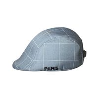 Casquette Newsboy Vintage Personnalisée OMD pour Hommes avec Visière Plate en Polyester/Coton – Chapeau Décontracté pour Sports de Plein Air