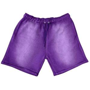 Wholesale Casual Cotton Acid Wash <b>Shorts</b> <b>Men's</b> Comfort Sweat <b>Shorts</b> <b>Elastic</b> <b>Waistband</b> With Side Pockets Custom Logo 2025 - Product Image 4