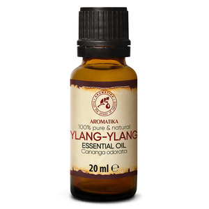 Huile essentielle d'ylang-ylang 100% pure et naturelle 20ml, huile capillaire botanique pour massage et soins de la peau - Product Image 1