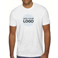 T-shirt homme slim fit en mélange CVC haute densité 32 fils, écologique, avec impression graphique personnalisée et étiquette détachable, vente en gros