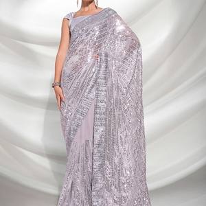 ชุดส่าหรีคอลเลกชั่นที่สวยขึ้นเครื่องบินดีไซน์เนอร์สวย - Product Image 1