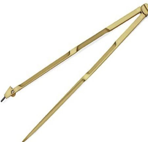 Diviseur de navigation en laiton massif de qualité supérieure avec étui en cuir rouge de luxe | Ensemble cadeau d'instrument de cartographie marine précis - Product Image 3