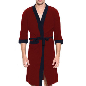 New Five-star Hotel White Cotton Bathrobe <b>Towel</b> Material Men and Women Bathrobes Cotton Clothes Bathrobes - Product Image 1