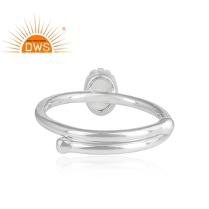 Nouvellement conception 925 argent Sterling fin naturel Citrine pierre précieuse bague réglable bijoux pour femmes cadeau pour elle - Product Image 5