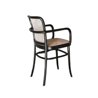 Chaises de restaurant commerciales pour bar, salle à manger, événements, utilisation en extérieur - Style européen moderne en rotin/osier avec couleur personnalisée