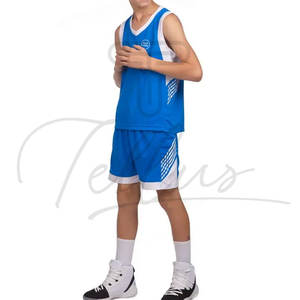 Ensemble de maillot de basket-ball pour enfants, nouveau design, taille plus, séchage rapide, respirant, de haute qualité, sublimé - Product Image 2